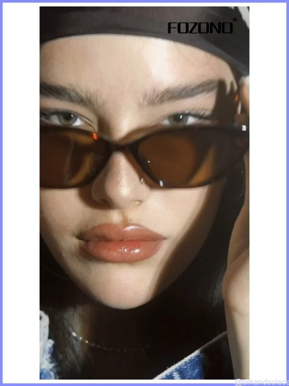 Small Narrow Cat Eye Sunglasses UV400 Retro 90s Women's